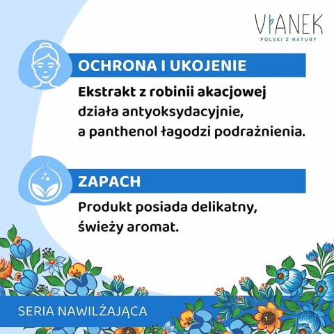 VIANEK Nawilżający płyn micelarny 200 ml DATA WAŻNOŚCI: 30.04.2026