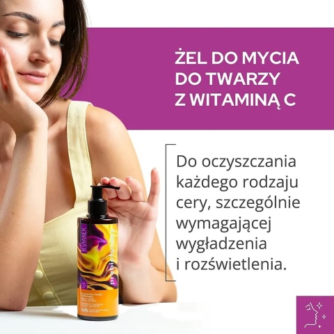 VIANEK Prebiotyczny Żel do mycia twarzy z witaminą C 300ml