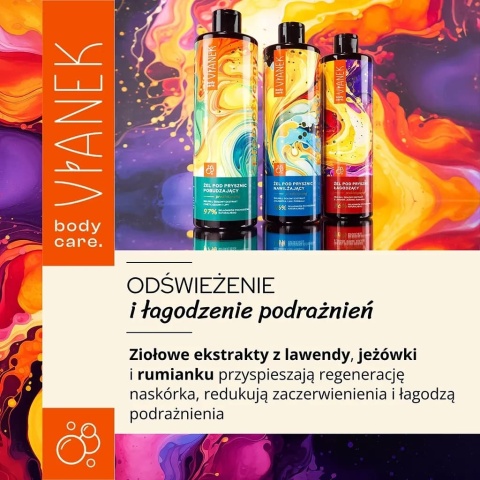 VIANEK Prebiotyczny żel pod prysznic łagodzący 400 ml