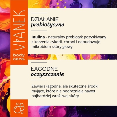VIANEK Prebiotyczny żel pod prysznic łagodzący 400 ml