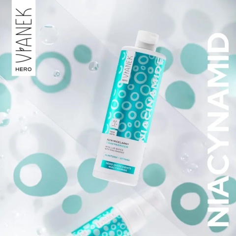 Vianek Hero Płyn micelarny z niacynamidem 400 ml