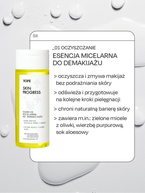YOPE Esencja micelarna do demakijażu SKIN PROGRESS 150 ml
