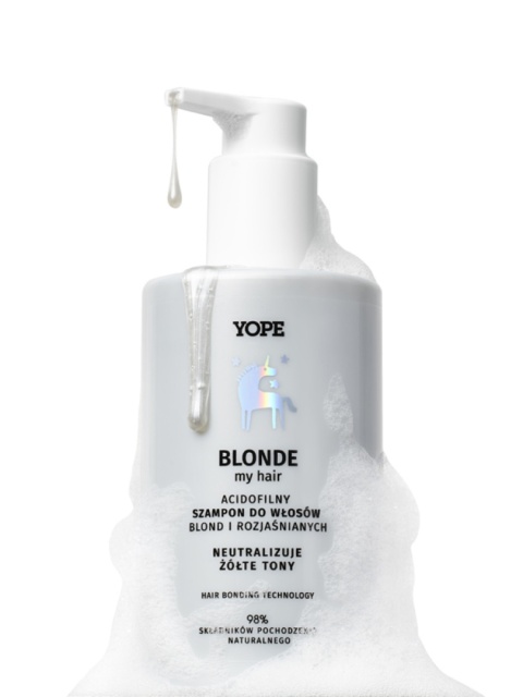 YOPE Blonde Acidofilny szampon do włosów blond i rozjaśnianych 300 ml