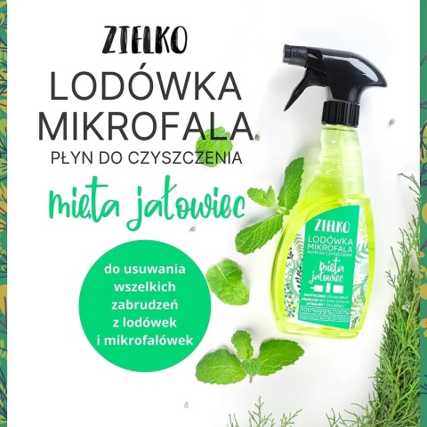 ZIELKO LODÓWKA MIKROFALA Płyn do czyszczenia Mięta Jałowiec 500 ml