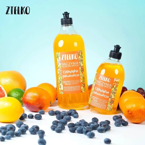 ZIELKO NACZYNIA Płyn do mycia Czerwona Pomarańcza 500 ml