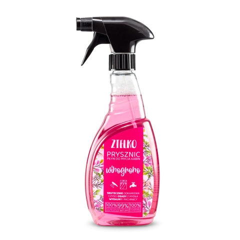 ZIELKO PRYSZNIC Płyn do mycia kabin Winogrono 500 ml