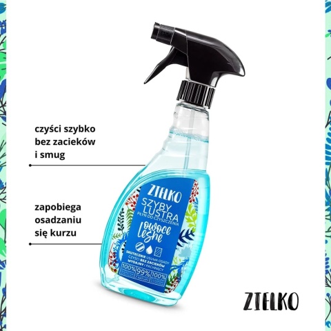 ZIELKO SZYBY LUSTRA Płyn do czyszczenia Owoce Leśne 500 ml