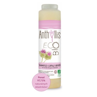 ANTHYLLIS ECO BIO Szampon do Włosów Tłustych i z Łupieżem z Wyciągiem z Łopianu 250 ml