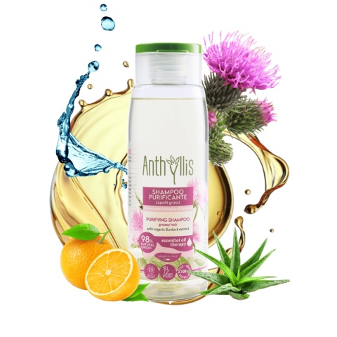 ANTHYLLIS Bio Szampon Oczyszczający do Włosów Przetłuszczających się 300 ml