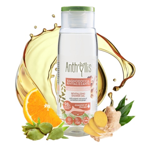 Anthyllis – Bio Rewitalizujący Żel pod Prysznic z Kardamonem i Imbirem 300 ml