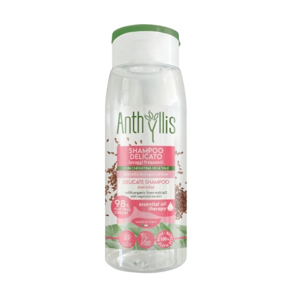 ANTHYLLIS Bio Szampon do Częstego Mycia z Keratyną Roślinną i Lnem 300 ml
