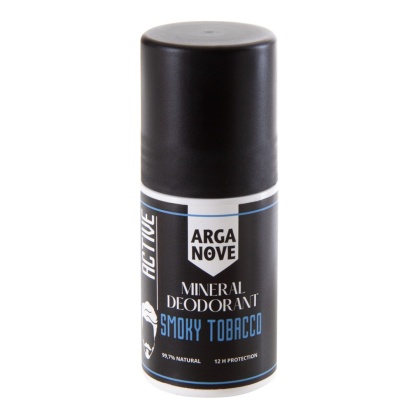 ARGANOVE Dezodorant mineralny ałunowy Smoky Tobacco Roll-On 50 ml