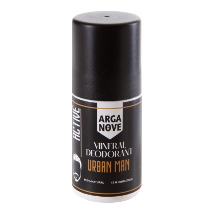 ARGANOVE Dezodorant mineralny ałunowy Urban Men Roll-On 50 ml