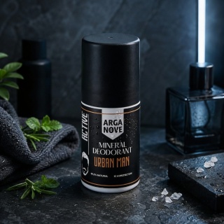 ARGANOVE Dezodorant mineralny ałunowy Urban Men Roll-On 50 ml
