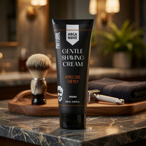 ARGANOVE Łagodny krem do golenia Simple Care for Men 100 ml