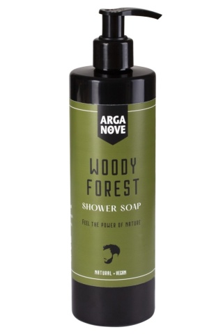 ARGANOVE Mydło oliwne dla mężczyzn pod prysznic Woody Forest 400 ml