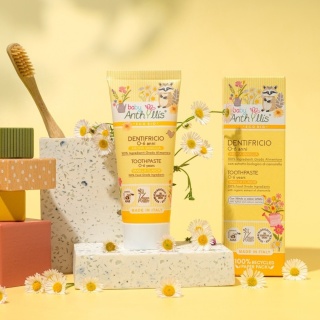 BABY ANTHYLLIS Bio pasta do zębów dla dzieci bez fluoru waniliowa 75 ml