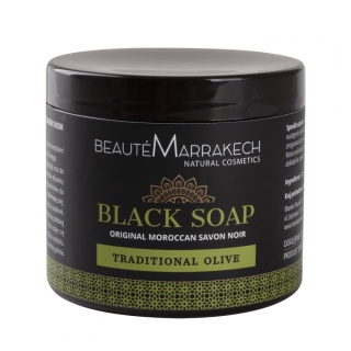 BEAUTE MARRAKECH Naturalne czarne mydło oliwne Savon Noir 200 g