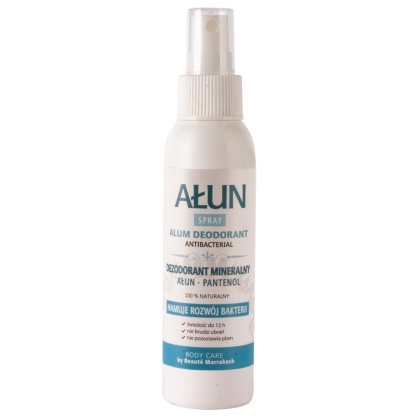BEAUTE MARRAKECH Naturalny dezodorant ałunowy bezzapachowy z pantenolem w sprayu 100 ml