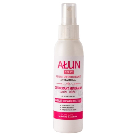 BEAUTE MARRAKECH Naturalny dezodorant ałunowy różany w sprayu 100 ml