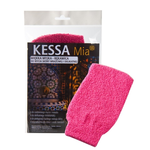 BEAUTE MARRAKECH Rękawica Kessa Mia delikatna myjka do masażu ciała i rytuału Hammam