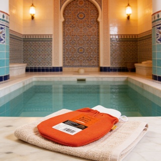 BEAUTE MARRAKECH Rękawica Kessa Premium do masażu ciała i rytuału Hammam