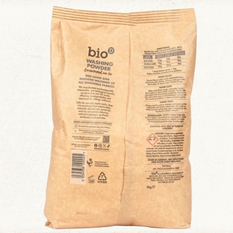 BIO-D Skoncentrowany, hipoalergiczny, niebiologiczny proszek do prania 2 kg