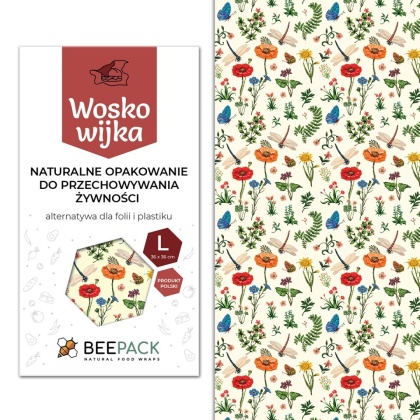 BeePack Woskowijka L 36x36 cm ŁĄKA