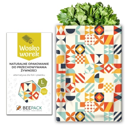 BeePack Woskoworek L 23×32 cm – GEOMETRIA
