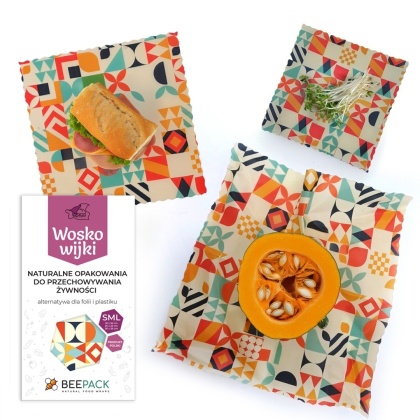 BeePack Zestaw Woskowijek S + M + L - GEOMETRIA