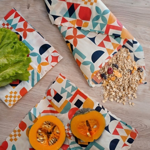 BeePack Zestaw Woskowijek S + M + L - GEOMETRIA