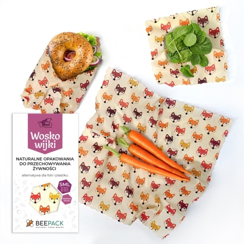BeePack Zestaw Woskowijek S + M + L - LISKI