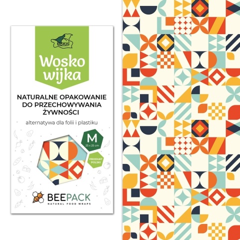 Beepack Woskowijka M 25x25 cm GEOMETRIA