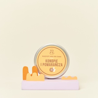 CZTERY SZPAKI Mus do ciała konopie i pomarańcza 150 ml