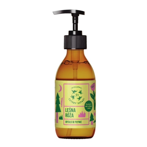 CZTERY SZPAKI Mydło w płynie Leśna Róża 300 ml