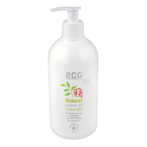 ECO COSMETICS Natural Żel pod prysznic Zielona herbata, granat 500 ml