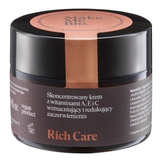MAKE ME BIO – Rich Care Skoncentrowany Krem z Witaminami A, E i C 50 ml