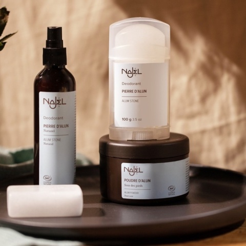 NAJEL Naturalny dezodorant ałunowy w sztyfcie, 100 g