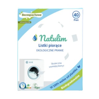 NATULIM Eko Listki do Prania Bezzapachowe – 40 prań
