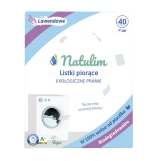 NATULIM Eko Listki do Prania Lawendowe – 40 prań
