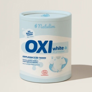 NATULIM Oxi White – ekologiczny odplamiacz w proszku do białych tkanin 500 g
