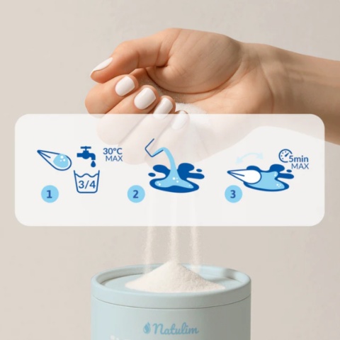 NATULIM Oxi White – ekologiczny odplamiacz w proszku do białych tkanin 500 g