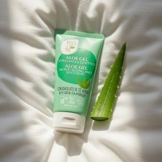 PIERPAOLI BIOCONTÈ Nawilżający i łagodzący żel aloesowy do ciała z hydrolatem zielonej herbaty – 150 ml