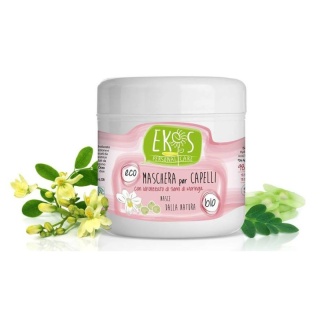 PIERPAOLI EKOS PERSONAL CARE Maska do włosów z hydrolizowanymi proteinami nasion moringa, 500 ml