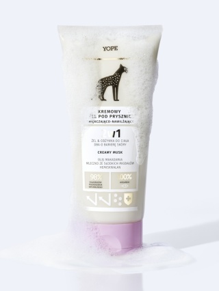 YOPE Mleczko do Mycia Ciała – Creamy Musk 200 ml