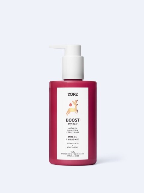 YOPE Zestaw BOOST Szampon + Odżywka z Proteinami 2 x 300 ml