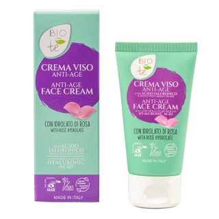 PIERPAOLI BIOCONTÈ Krem do twarzy Anti-Age z hydrolatem różanym i małocząsteczkowym kwasem hialuronowym – 50 ml