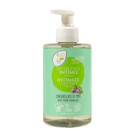 PIERPAOLI BIOCONTÈ Odświeżający płyn do higieny intymnej z ekologicznym hydrolatem z tymianku – 300 ml