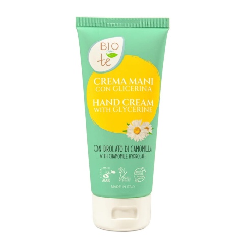 PIERPAOLI BIOCONTÈ Krem do rąk z nawilżającą gliceryną i ekologicznym hydrolatem z rumianku – 75 ml