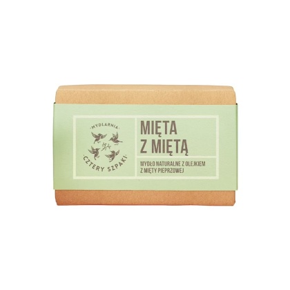 CZTERY SZPAKI Mięta z Miętą Naturalne Mydło 110 g